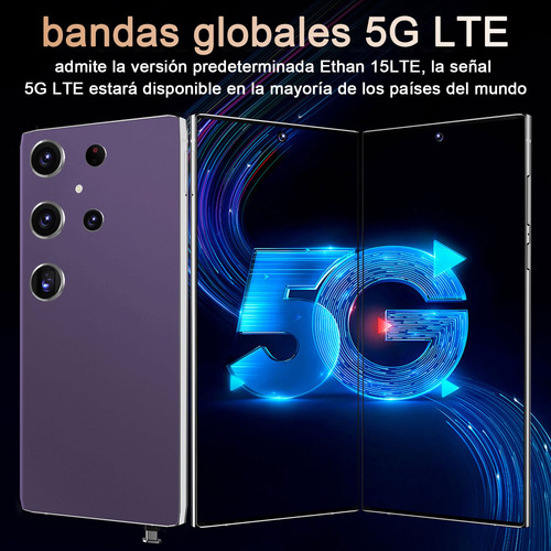 Smartphones S24 Celular Doble Sim 16gb Ram 512gb Rom Pantalla 7.3'' Batería 8000mah Cámara 108mp
