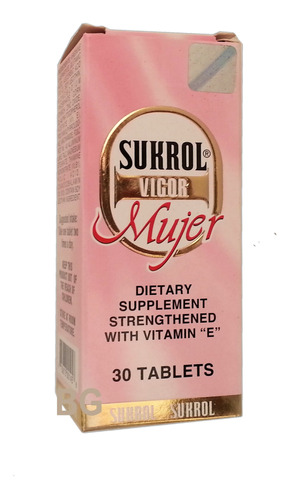 Sukrol Vigor Mujer Suplemento Diettico Con Vitamina E 30tabl
