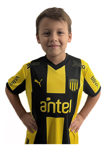 Remera Camiseta Peñarol Home Jr Puma Para Niños