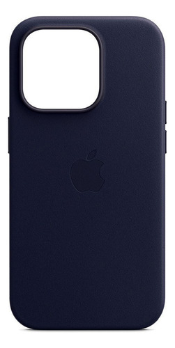 Funda Para iPhone 12 Pro Max Piel Premium Magnética Magsafe Color Azul oscuro
