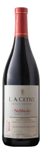 Vino Tinto L.a. Cetto Nebbiolo Reserva Privada 750ml