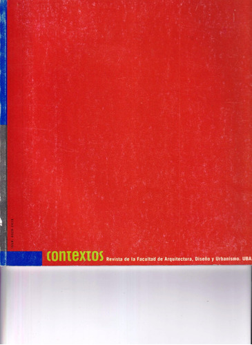 Contextos Revista Fadu 5 2001 Preservación Patrimonio