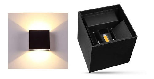 Luz Led De Pared Arbotante 12w 120w Exterior Interior 3000k