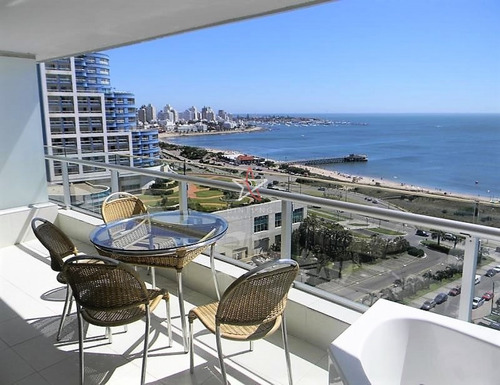 Apartamento, 2 Dorm, Punta Del Este, Playa Mansa, Alquiler- Ref: 226