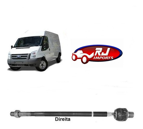 Barra Axial Direito Ford Transit 2009 Em Diante 378mm