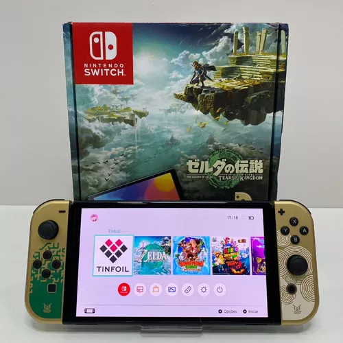 DESBLOQUEADO Nintendo Switch Oled Novo 5 JOGOS A SUA ESCOLHA