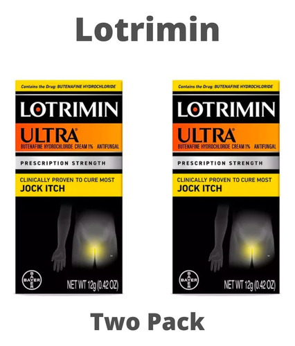 2 Pack Lotrimin Ultra Crema Af Clorhidrato De Butenafina