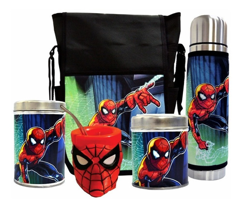 Set Matero Spiderman Hombre Araña