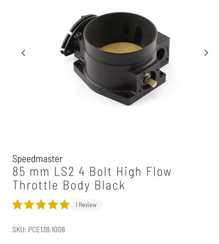 Imagem 1 de 2 de Corpo De Borboletas 85mm Motor Ls2 Ou Adaptação Universal