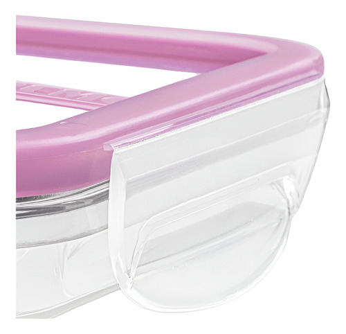 Pote Plástico C Trava Hermétic Divisória 730ml Fresh Sanremo