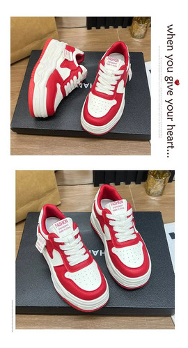 Zapatos De Tabla Casuales De Invierno Con Fondo Grueso Para Mujer