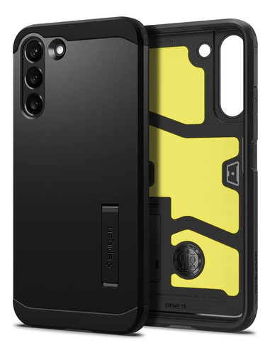 Funda Spigen Tough Armor Para Galaxy S22 - Negro