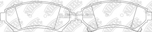 Pastillas De Freno Oldsmobile Gm Intrigue 3.8 1996 Nibk Del