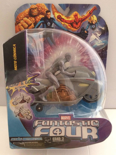 Silver Surfer Acción Motorizada 4 Fantásticos.