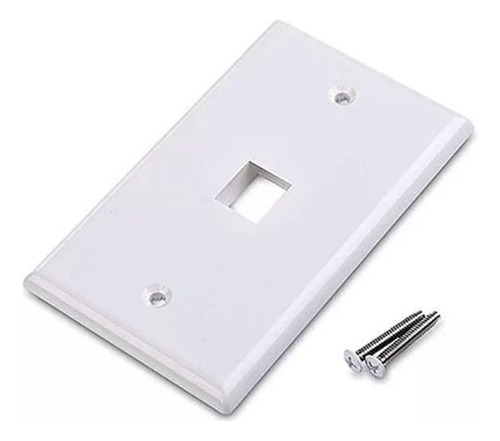 Face Plate Wireplus+ 1 Toma Blanco Rj45