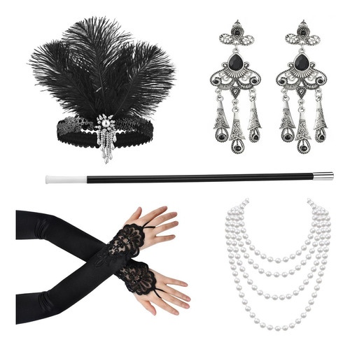Diadema De Los Años 20 Para Mujer, Accesorios De Disfraz