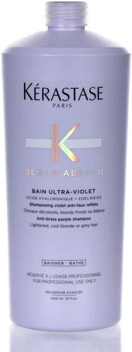 Kérastase Shampoo Blond Absolu Bain Ultra Violet 1 Litro Pro