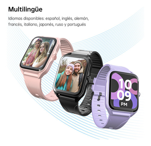 Reloj Inteligente Unisex G-tide Q1 Con Notificación De Mensajes, Asistente De Voz Inteligente Para Ios/android, Salud Deportiva, Resistente Al Agua