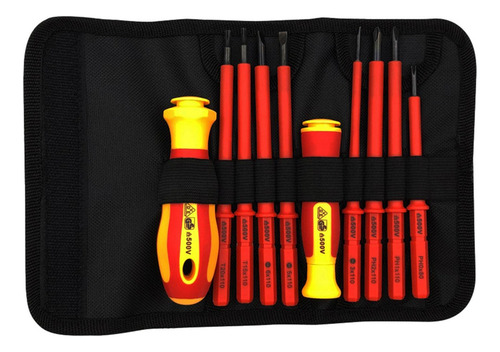A Conjunto De Ferramentas Com Chave De Fenda Isolada