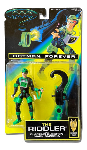 Batman The Riddler With Blasting Question Mark Bazooka