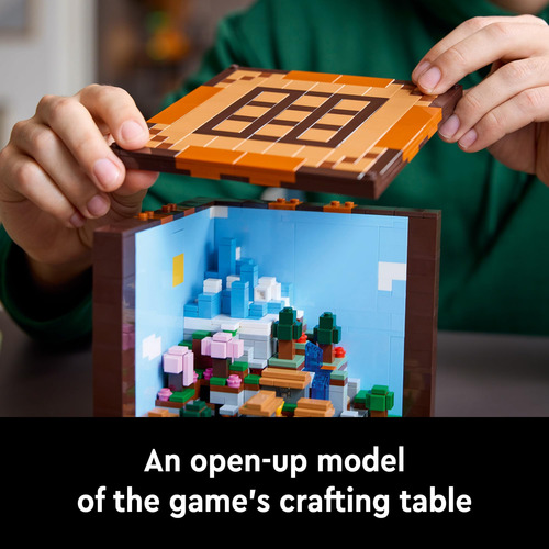 Set De Construcción Lego Minecraft The Crafting Table 21265