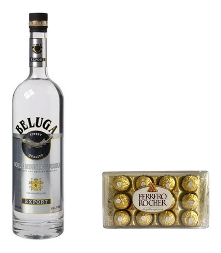 Vodka Beluga Noble Russian X700cc + Ferrero Rocher X12