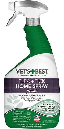 Spray Para Pulgas Y Garrapatas Para Gatos Tratamiento