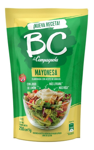 Mayonesa Bc Pouch 250 Gr