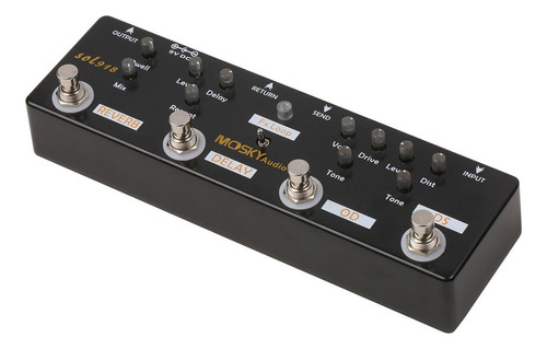 Mosky Audio Sol918 Pedal Multiefecto 5 En 1 Efecto Combinado
