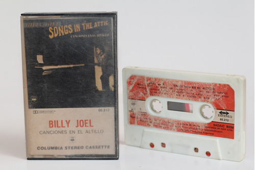 Cassette Billy Joel Songs Attic Canciones En El Altillo 1981