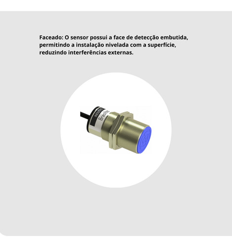 Kit C/ 45 Sensor Indutivo Faceado 30mm Pnp 6-36vcc 4 Fios