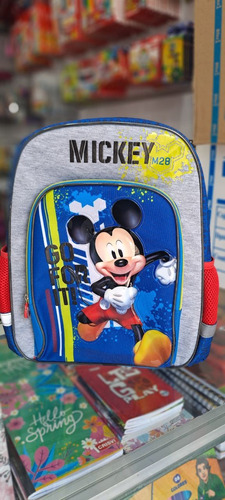 Bolso Con Cartuchera Mickey Mouse