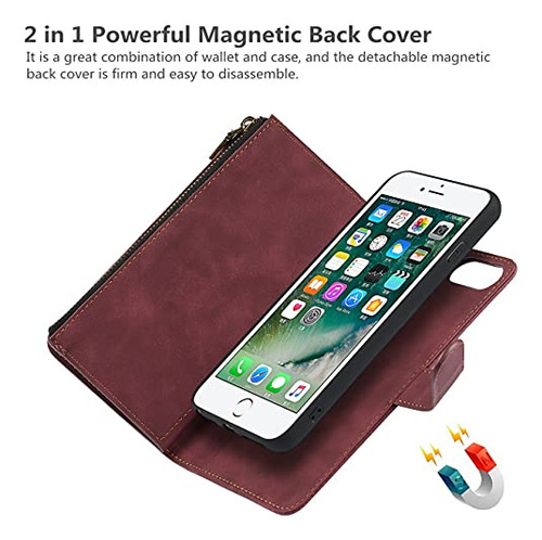 Funda Cartera Para iPhone 8 Plus/7 Plus/6s Plus/6 Plus Clare