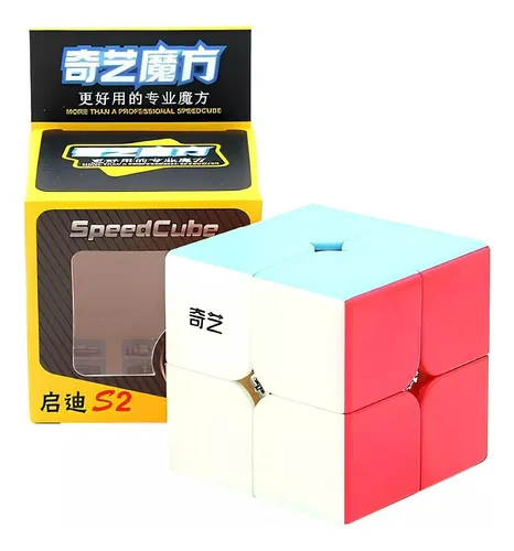 Pack 4 Rubik 2x2 3x3 4x4 5x5 Qiyi Stickerless Speed Cube