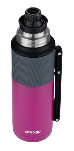 Imagen 6 de 10 de Termo Contigo 1.2 Litro Color Fucsia Con Manija Libre Bpa