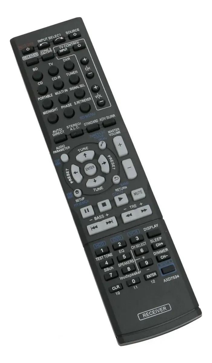 Axd7534 Substitua O Controle Remoto Pelo Controle Remoto