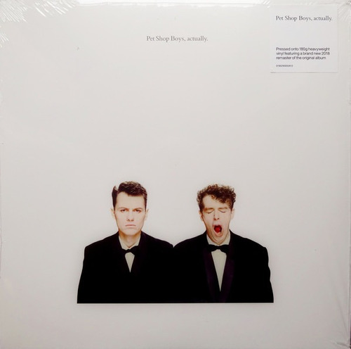 Vinilo Pet Shop Boys Actually Nuevo Sellado 