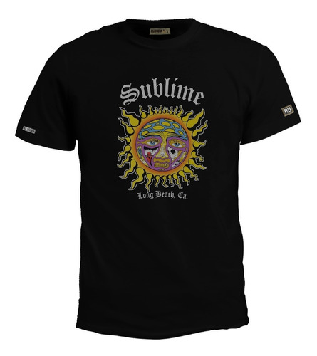 Camiseta Sublime Sol Logo Banda Rock Bto