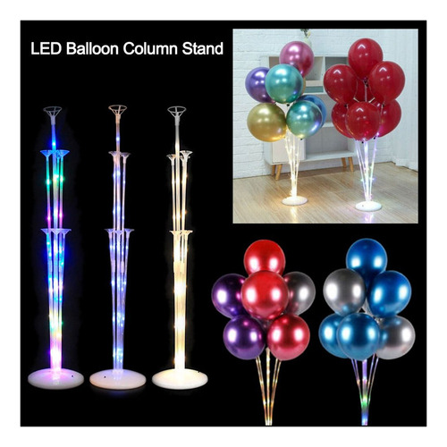 Globos Inflables Con Soporte De Columna, 7 Tubos, Para Adult