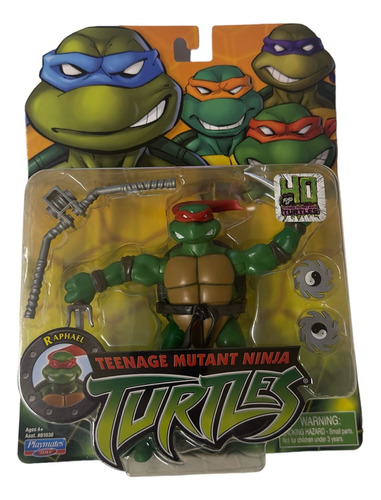 Tortuga Ninja  Rafael  Playmates 81030 Reedicion  2002 Srj 