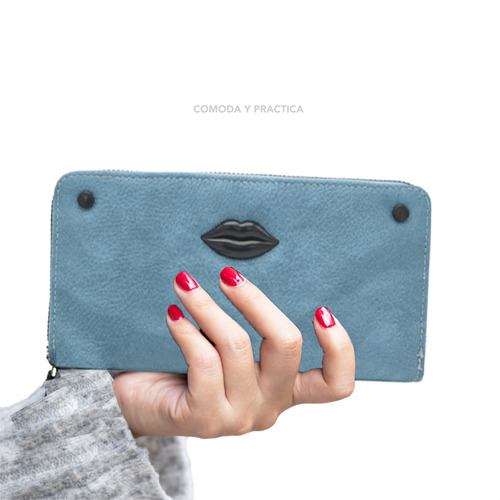 Billetera Oreiro Original Fichero Grande Calidad Cuero Pu
