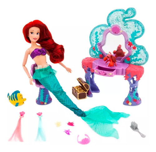 Set Vanidad Princesa Ariel - La Sirenita