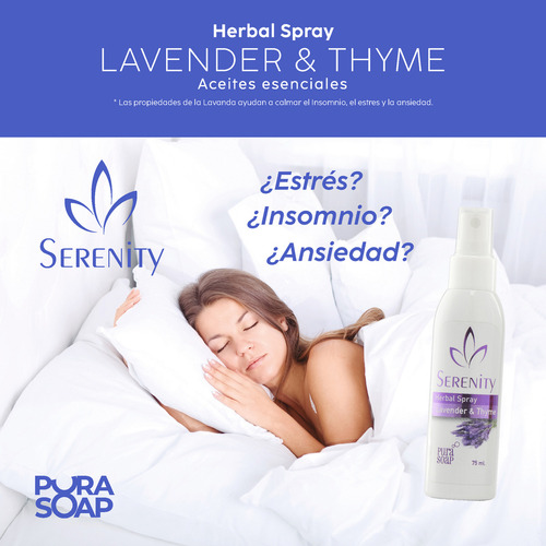 Combo Meditacion Herbals Spray Palo Santo & Lavanda