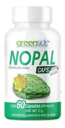 Nopal Greenside Nopal 21g 60 Capsulas Green Side
