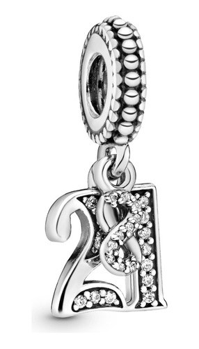 Charm Dije Pandora Original 21 Años Plata S925 Ale