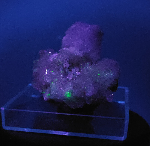 Mineral Raro Radioactivo Uranio Uranofano Fluorescente Uv #1