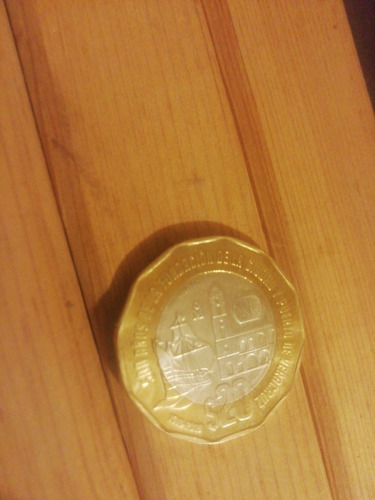 Moneda De 20 Pesos De Los 500 Años De Veracruz 