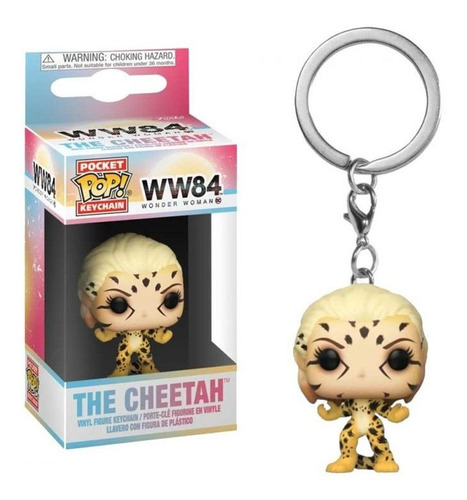 Llavero The Cheetah Ww84 Wonder Woman Pocket Keychain Funko