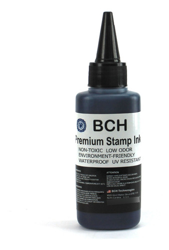 Bch - Recambio De Tinta Black Stamp De Grado Premium, 2.5 O.