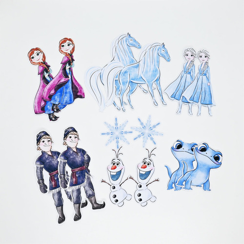 Stickers Disney Frozen Pegatinas 14 Unidades